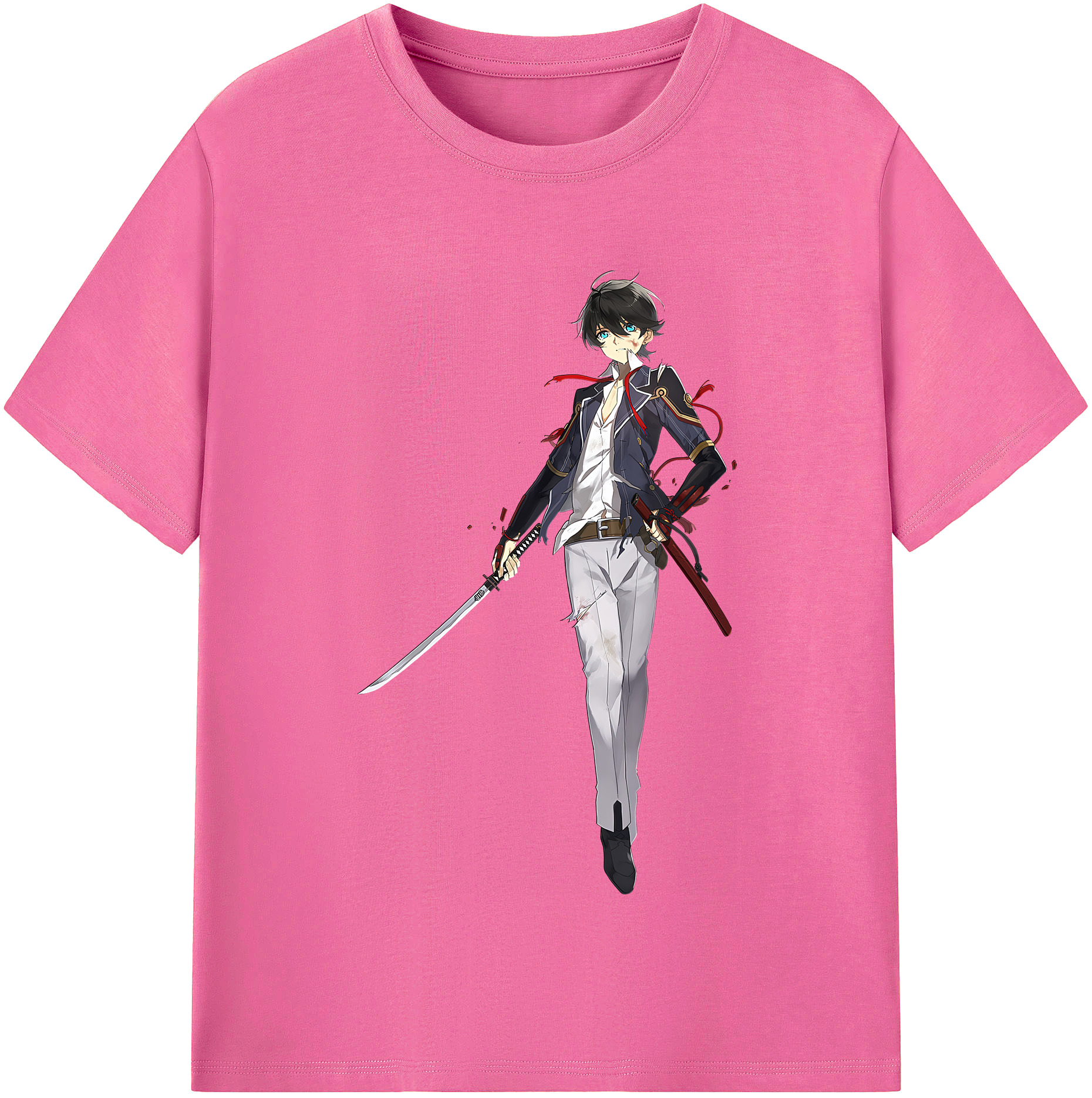（画像用） 刀剣乱舞 Touken Ranbu レディースカジュアルプリントTシャツ（綿100％）